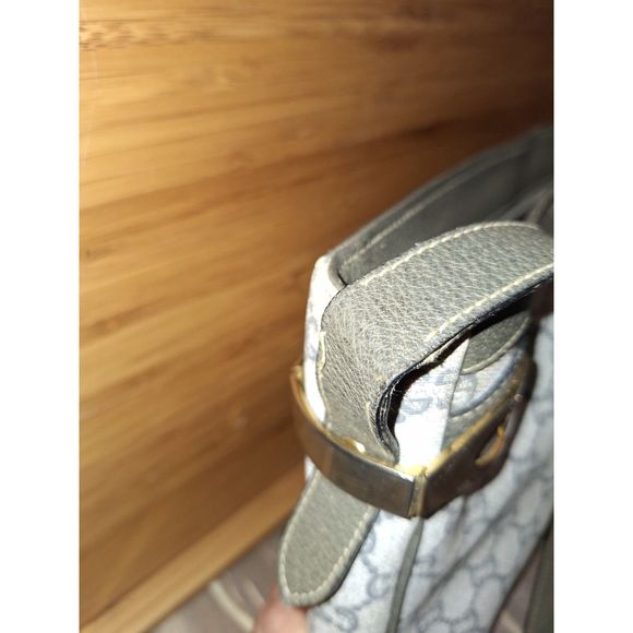 Vintage Gucci Plus Coated Canvas Brown Beige Bag, Certificate of Authenticity - Picture 5 of 15